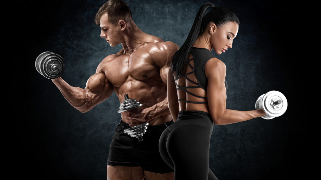 Muskelaufbau mithilfe von einem Personal Trainer
